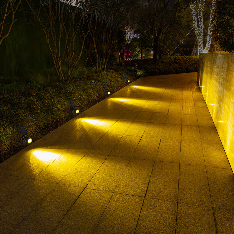 Modern Conical Solar LED Spotlight 1-Light Lasson Living