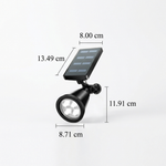 Modern Conical Solar LED Spotlight 1-Light Lasson Living