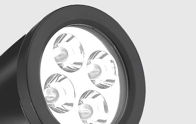 Modern Conical Solar LED Spotlight 1-Light Lasson Living