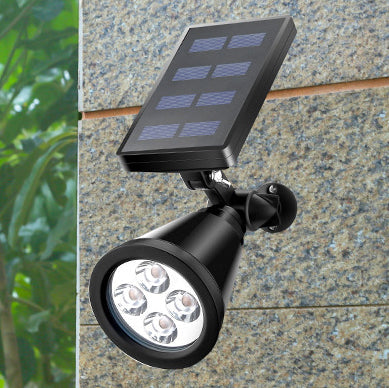 Modern Conical Solar LED Spotlight 1-Light Lasson Living