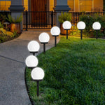 Modern Globe Solar LED Garden Stake Light 1-Light Lasson Living