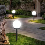 Modern Globe Solar LED Garden Stake Light 1-Light Lasson Living
