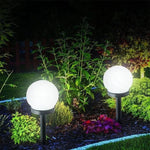 Modern Globe Solar LED Garden Stake Light 1-Light Lasson Living