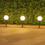 Modern Globe Solar LED Garden Stake Light 1-Light Lasson Living