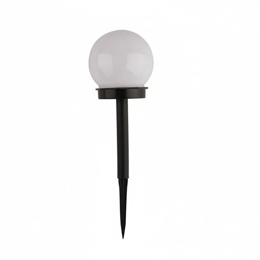 Modern Globe Solar LED Garden Stake Light 1-Light Lasson Living