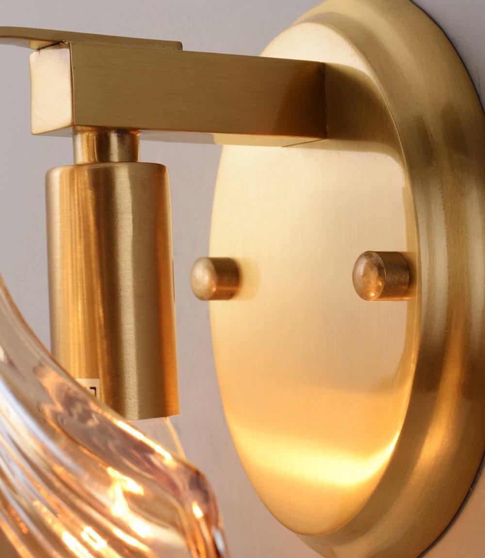 Modern Iron Glass Shell LED Wall Light 1-Light Lasson Living