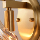 Modern Iron Glass Shell LED Wall Light 1-Light Lasson Living