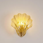 Modern Iron Glass Shell LED Wall Light 1-Light Lasson Living