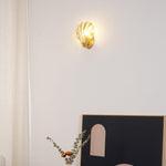 Modern Iron Glass Shell LED Wall Light 1-Light Lasson Living