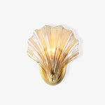 Modern Iron Glass Shell LED Wall Light 1-Light Lasson Living