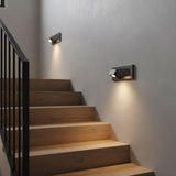 Modern Recessed Rectangular Adjustable LED Wall Sconce 1-Light Lasson Living