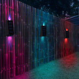 Modern LED Trapezoid Solar Wall Sconce 1-Light Lasson Living