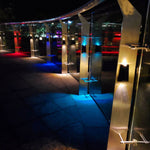 Modern LED Trapezoid Solar Wall Sconce 1-Light Lasson Living