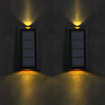 Modern LED Trapezoid Solar Wall Sconce 1-Light Lasson Living