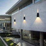 Modern LED Trapezoid Solar Wall Sconce 1-Light Lasson Living