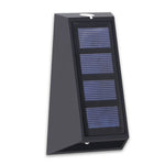 Modern LED Trapezoid Solar Wall Sconce 1-Light Lasson Living