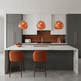 Modern Lava Glass Dome Pendant Light 1-Light Lasson Living