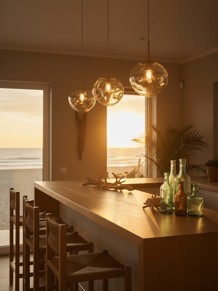 Modern Lava Glass Dome Pendant Light 1-Light Lasson Living
