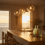 Modern Lava Glass Dome Pendant Light 1-Light Lasson Living