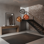 Modern Lava Glass Dome Pendant Light 1-Light Lasson Living
