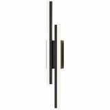 Modern Linear LED Wall Sconce Lamp 2-Light Lasson Living
