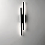 Modern Linear LED Wall Sconce Lamp 2-Light Lasson Living