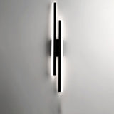 Modern Linear LED Wall Sconce Lamp 2-Light Lasson Living