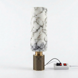 Modern Marble Cylinder LED Wall Light 1-Light Lasson Living