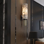 Modern Marble Cylinder LED Wall Light 1-Light Lasson Living