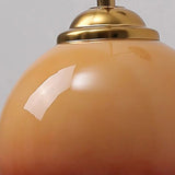 Modern Mid-Century Glass Globe Wall Sconce Lamp 1-Light Lasson Living