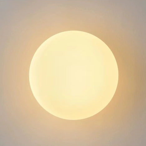Modern Minimalist Glass Globe Wall Sconce Lamp 1-Light Lasson Living