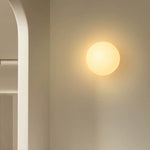 Modern Minimalist Glass Globe Wall Sconce Lamp 1-Light Lasson Living
