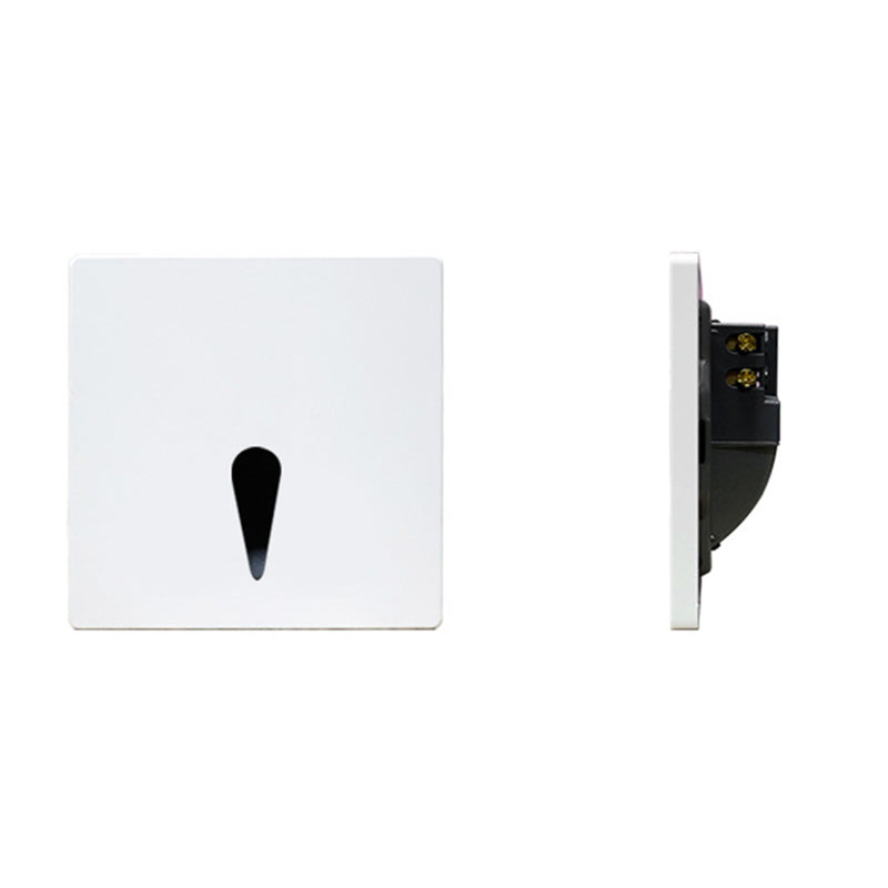 Modern Minimalist Square LED Recessed Wall Lamp 1-Light Lasson Living