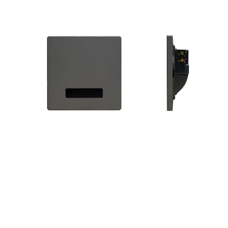 Modern Minimalist Square LED Recessed Wall Lamp 1-Light Lasson Living
