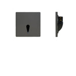 Modern Minimalist Square LED Recessed Wall Lamp 1-Light Lasson Living