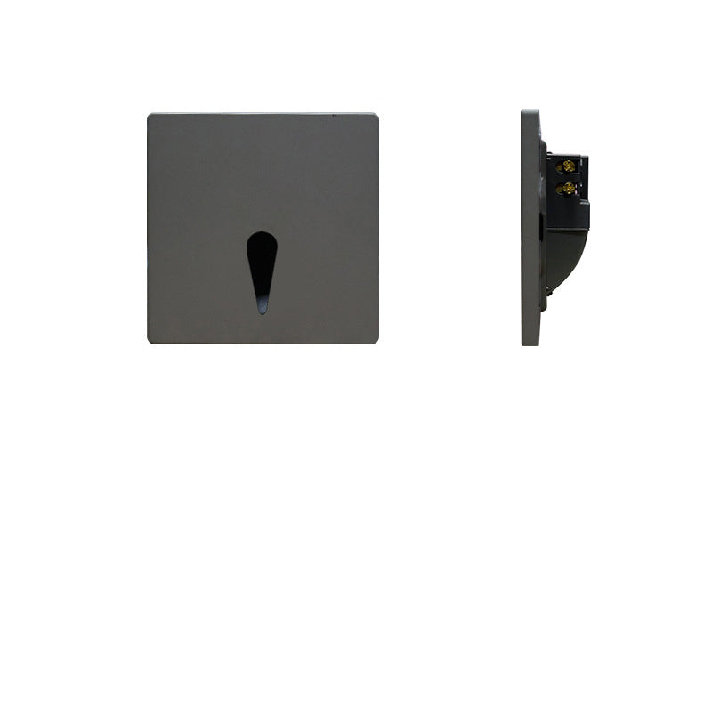 Modern Minimalist Square LED Recessed Wall Lamp 1-Light Lasson Living