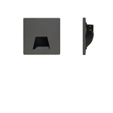 Modern Minimalist Square LED Recessed Wall Lamp 1-Light Lasson Living