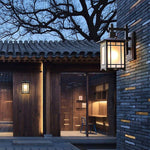 Modern Pavilion 1-Light LED Solar Wall Sconce Lamp Lasson Living