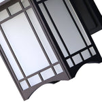 Modern Pavilion 1-Light LED Solar Wall Sconce Lamp Lasson Living