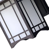 Modern Pavilion 1-Light LED Solar Wall Sconce Lamp Lasson Living