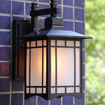 Modern Pavilion 1-Light LED Solar Wall Sconce Lamp Lasson Living