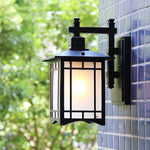 Modern Pavilion 1-Light LED Solar Wall Sconce Lamp Lasson Living