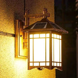 Modern Pavilion 1-Light LED Solar Wall Sconce Lamp Lasson Living