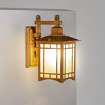 Modern Pavilion 1-Light LED Solar Wall Sconce Lamp Lasson Living