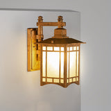 Modern Pavilion 1-Light LED Solar Wall Sconce Lamp Lasson Living