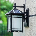 Modern Pavilion 1-Light LED Solar Wall Sconce Lamp Lasson Living