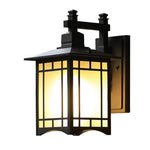 Modern Pavilion 1-Light LED Solar Wall Sconce Lamp Lasson Living