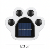 Modern Paw Shape Solar LED Floor Light 1-Light Lasson Living