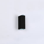 Modern Rectangular LED Wall Sconce Lamp 2-Light Lasson Living