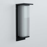 Modern Rectangular Solar LED Wall Sconce 1-Light Lasson Living